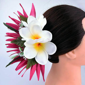 Accessoires pour <span class=keywords><strong>cheveux</strong></span> en forme de fleur, pinces à <span class=keywords><strong>cheveux</strong></span> surdimensionnées en forme de fleur, fleurs en mousse EVA pour la décoration, fête, mariage, Fidji, Malaisie - Product Image 1