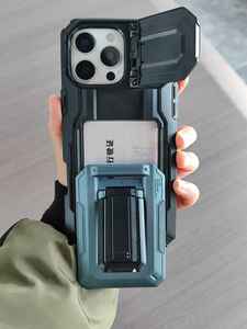 Étui pour Google Pixel 9 avec porte-cartes et fenêtre rabattable, coque portefeuille antichoc avec béquille pour Apple iPhone 17 16 15 14 Pro Max - Product Image 2