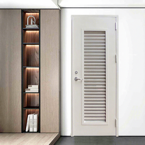 Porte a Battente in <span class=keywords><strong>Legno</strong></span> Massello Impermeabili, Stile Moderno e Tradizionale, per Interni, Camera da Letto, Soggiorno, Centri Commerciali - Product Image 3