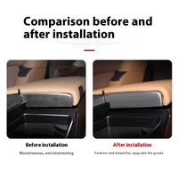 Design intérieur de voiture de luxe pour Lexus ES200 ES260 ES300h boîte d'accoudoir à paillettes kits de voiture en métal Motification accessoires de voiture intérieurs