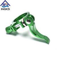 Collier de fixation universel à levier, sans outil, 31,8/34,9 mm, pour tige de selle de vélo, idéal pour BMX professionnel et vélo pliant
