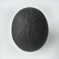 Bonnet unisexe tricoté sans couture en PVC à 6 panneaux, ajustable, pour usage transfrontalier, chaud, pour couples, couvrant les oreilles, style court décontracté d'hiver