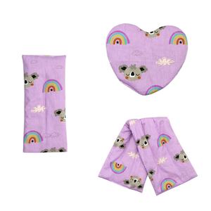 لفافة الجسم بالكتان واللافندر، وسادة تسخين قابلة للتسخين بالميكروويف للرقبة والكتفين - Product Image 5