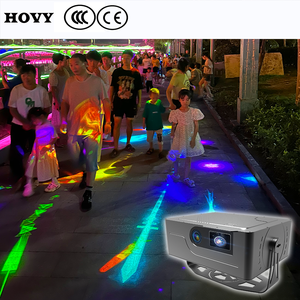 Hệ thống chiếu ánh sáng tương tác ngoài trời 3D với cảm biến radar - Máy chiếu sàn kim loại tích hợp kết nối HDMI/USB và ứng dụng - Product Image 1