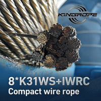 Câble métallique compact 8*K31WS+IWRC avec lubrifiant haute performance - Câble en acier haute résistance