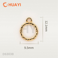Porte-bijoux rond en or professionnel, pendentifs minimalistes chics, charmes, décoration de bikini, accessoires polyvalents pour sous-vêtements en métal