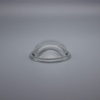 Lentille de diffuseur de lumière LED convexe en verre Plano 60 90 120 degrés