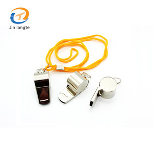 <span class=keywords><strong>Apito</strong></span> sifflet de survie d'urgence argent sifflet en métal bon marché en vrac emballé - Product Image 6