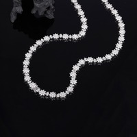 Collier tennis anti-ternissement pour femme en argent sterling 925 avec moissanite VVS1, chaîne cubaine hip-hop, colliers ras-du-cou personnalisés, fabricant de bijoux