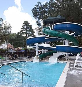 Parque infantil al aire libre Piscina Juegos de agua Juegos de juegos Tobogán de fibra de vidrio para la venta - Product Image 5