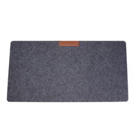 Tapis de clavier carrés en feutre écologique de 3 mm d'épaisseur, disponibles en plusieurs couleurs et tailles