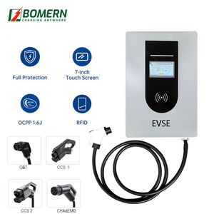 สถานีชาร์จรถยนต์ไฟฟ้าแบบเร็ว 40KW 60KW พร้อมหัวชาร์จ 20KW มาตรฐาน GBT - Product Image 2