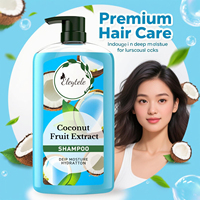 Shampooing de Luxe Nettoyant en Profondeur Naturel Hydratant Rafraîchissant pour Cheveux et Cuir Chevelu Doux Anti-Pelliculaire à l'Huile de Coco en Gros