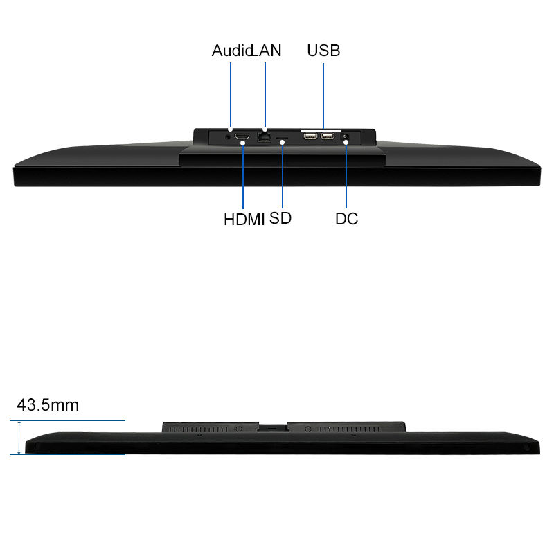 23.6 Inch IPS 2+16/4+16 All in One Industrial Panel PC Android VESA Wall Mount 2+16/4+16 23.6 Inch IPS AMD Touch Tablet Pc