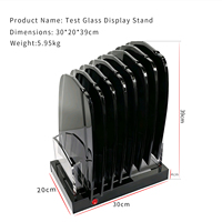 SITEKE Revêtement de protection solaire haute précision pour pare-brise de voiture, style métallique, pour modèle d'affichage, ensemble de supports de lumière LED