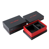 Boîte à couvercle rigide de qualité supérieure avec insert en mousse EVA pour accessoires de téléphone et électronique grand public, services de personnalisation