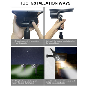 Lampe LED <span class=keywords><strong>solaire</strong></span> de jardin Portable, poteau décoratif de paysage, <span class=keywords><strong>Spot</strong></span> d'éclairage de pelouse, imperméable <span class=keywords><strong>à</strong></span> l'eau - Product Image 5