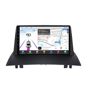 Junsun Autoradio Qualcomm à puce Android pour Renault <span class=keywords><strong>Megane</strong></span> 2 2002-2009 Écran de voiture stéréo 8 cœurs sans fil Apple CarPlay Autoradio - Product Image 1