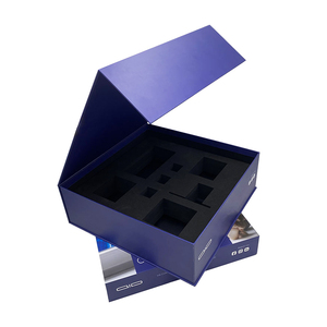 Recyclable Custom Logo Eva Foam Rigid Cardboard Magnetic <b>Gift</b> Packaging <b>Box</b> With Handle - Product Image 2
