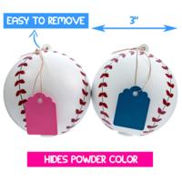 Ensemble complet surprise pour fête de révélation de sexe pour bébé, garçon/fille, ensemble de baseball en rose bleu poudre, décorations de révélation de sexe