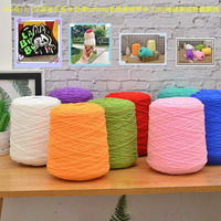 Fil à tufter personnalisé de haute qualité, 8 brins, 400g, en coton laitier 100% acrylique, filé à anneaux, teint, haute ténacité, pour tissage et tricotage