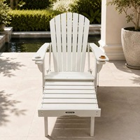 Chaise de plage pliable en plastique résistant à la corrosion, chaise longue confortable adaptée aux hôtels en plein air.