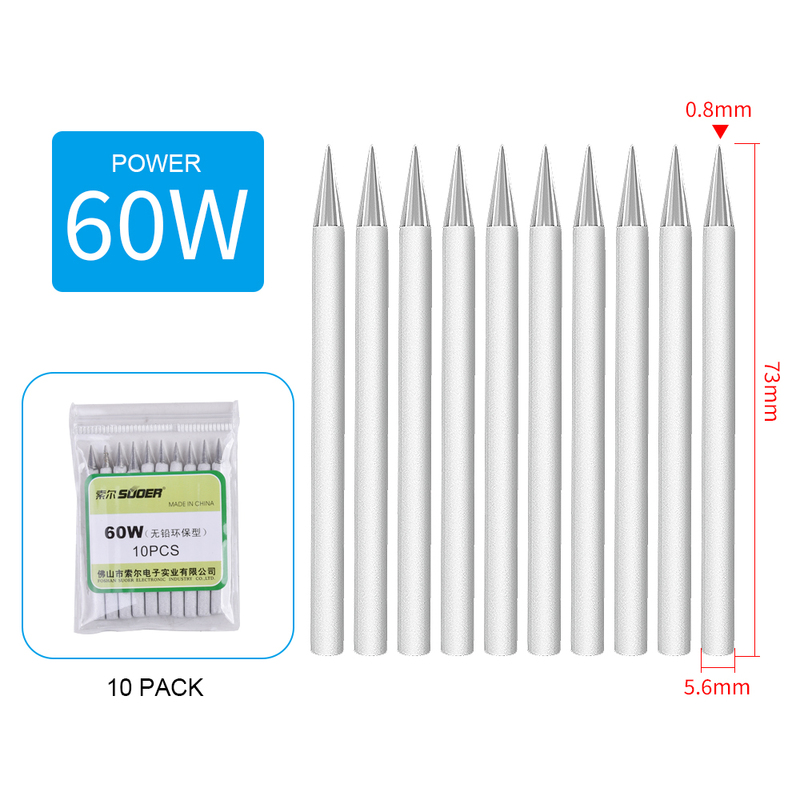 High Quality 60W Frosted Iron Bit