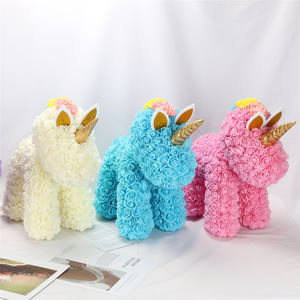 ของขวัญวันวาเลนไทน์ยอดนิยม ดอกกุหลาบอมตะ ยูนิคอร์น ดอกกุหลาบโฟม ยูนิคอร์น - Product Image 2