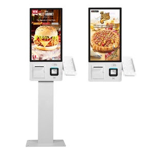 21.5'' Wall-mounted Kiosk Touchscreen QR <b>Scanner</b> Printed POS Holder Custom Payment Kiosk Cash Acceptor Self Ordering Kiosk - Product Image 6