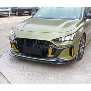 For GAC EMPOW 2021+ Car Front Bumper Lip Splitter Diffuser Body Kit Bumper Guard <b>Protector</b> <b>Cover</b> Car Accessories - Product Image 4