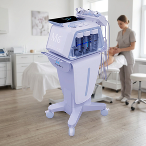 M6‑II 6‑in‑1 Hydro Skin Rejuvenation <b>Machine</b> Hydro Dermabrasion Facial Small Bubble Blackhead Removal Ultrasonic Peeling - Product Image 1