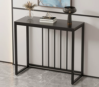 Petites tables consoles élégantes en métal doré, meubles modernes pour salon, bureau à domicile, chambre, centre de commande, minimalistes, faciles à assembler