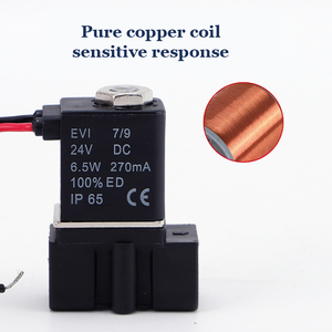 โซลินอยด์พลาสติกขนาดเล็ก 2P025-08 2P025-06 12V 24V 110V 220V สำหรับน้ำ อากาศ น้ำมัน แบบทำงานโดยตรง ปกติปิด - Product Image 1