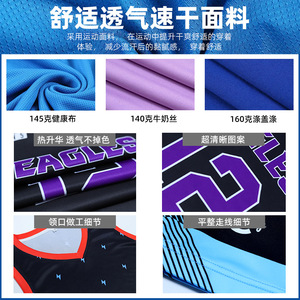 Uniforme Deportivo Exclusivo para Voleibol, Ropa de Competición, Traje Deportivo para Hombre y Mujer, Poliéster, Estampado Digital a Rayas - Product Image 3