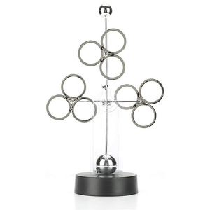 ZD389 Vente en gros : Nouveaux jouets sensoriels d'équilibre artistique, ornements de décoration artisanale pour la maison, jouets de bureau à <span class=keywords><strong>mouvement</strong></span> perpétuel en trois pièces - Product Image 1