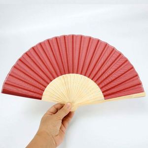 พัดจีนลายนางฟ้าและลายแมลงปอไม้ไผ่สำหรับของขวัญส่งเสริมการขาย - Product Image 6