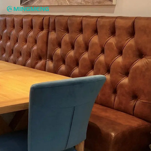 Commercial Use Restaurant Booth Se Furniture <b>Set</b> for Cafe Restaurant Coffee Shop with High Quality Optional Colors Tables Chairs - Product Image 1