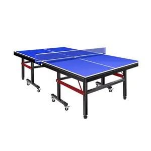 Table de tennis de table portable pliable professionnelle de 15mm Personnaliser la table de ping-pong multi-style
