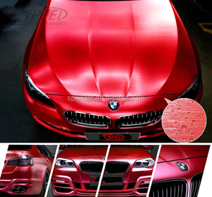 Film Vinyle Adhésif Effet Glacé Rose Pâle Sans Bulles d'Air, Film de Recouvrement de Voiture 3 Couches à Changement de Couleur pour Carrosserie avec Finition Ultra Brillante - Product Image 6