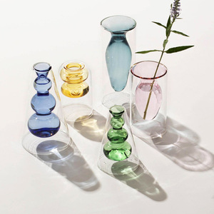 Jarrón <span class=keywords><strong>de</strong></span> Flores <span class=keywords><strong>de</strong></span> Vidrio Transparente Decorado en el <span class=keywords><strong>Centro</strong></span> para el Día <span class=keywords><strong>de</strong></span> San Valentín, Hecho en Jiangsu - Product Image 2