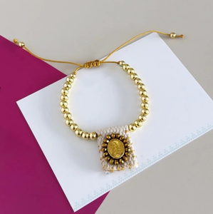 Escapularios Hechos a Mano, Jesús Ajustable, <span class=keywords><strong>DEL</strong></span> <span class=keywords><strong>VALLE</strong></span> VIRGIN, Pulsera para Mujer y Hombre, Joyería - Product Image 3