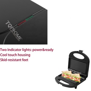 750W giá rẻ 2 lát bánh Sandwich Maker nướng bánh mỳ Waffle maker - Product Image 4