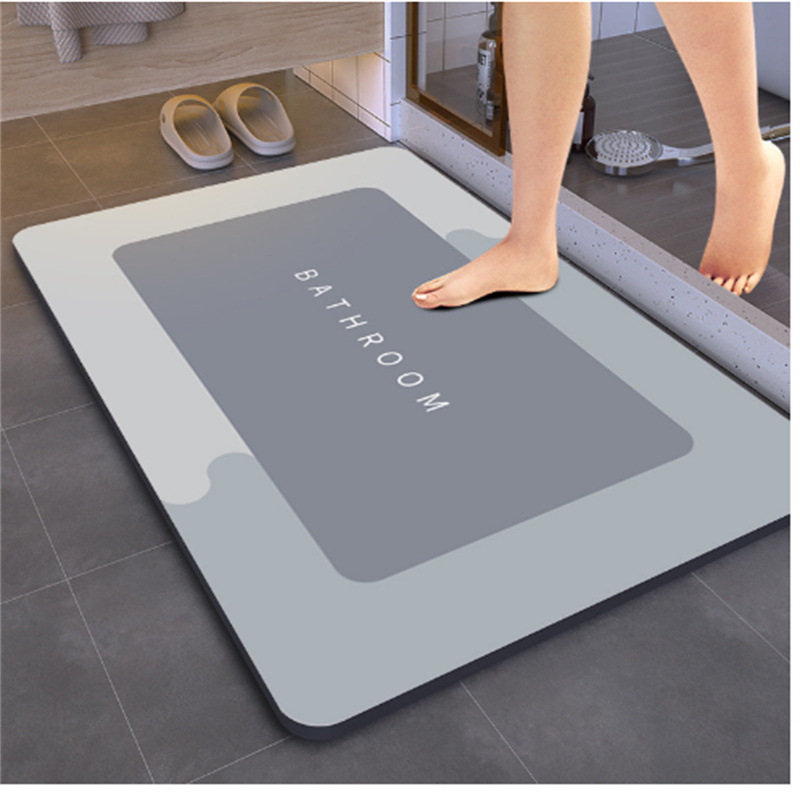 [k style] diatom mud floor mat