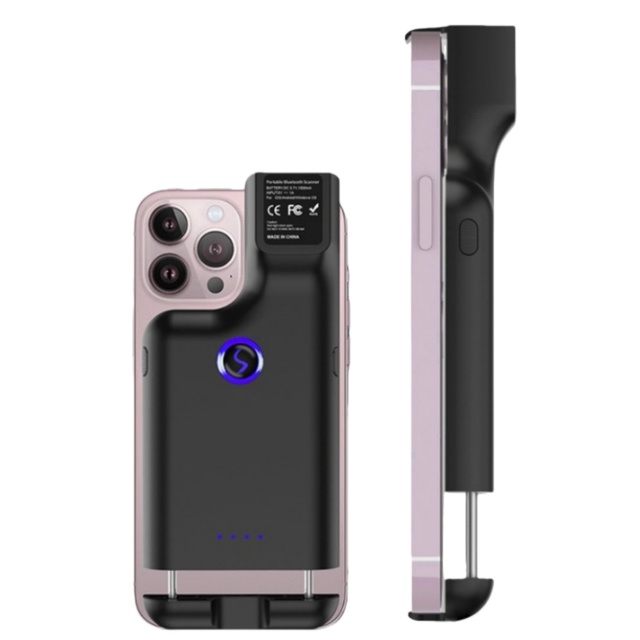 1D 2D Wireless Barcode Scanner Wireless Back Clip Phone Barcode Reader