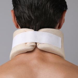 JINGBA 도매 의료 통기성 조절 가능한 스폰지 목 지원 자궁 경부 칼라 목 통증 완화 중괄호 여행 베개 벨트 - Product Image 3