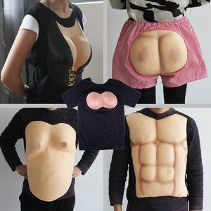 Novedad 2025 para Halloween: Divertidos shorts de playa con efecto trasero descubierto para disfraces, bromas y fiestas de disfraces - Product Image 5