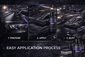 Revêtement en graphène GRAPHONEX 25H Protection hydrophobe, Haute brillance, Facile à appliquer (70ml) Fonction auto-cicatrisante - Product Image 4