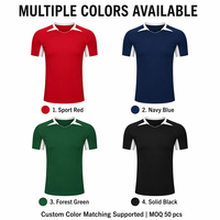 Conjunto de Uniforme de Fútbol Personalizado de Alta Calidad, Ligero, Transpirable y de Secado Rápido, para Entrenamiento