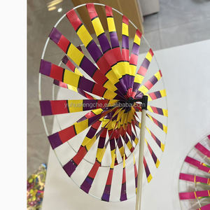 Petites éoliennes arc-en-ciel en plastique magiques, décoration <span class=keywords><strong>de</strong></span> <span class=keywords><strong>jardin</strong></span> d'extérieur, jouets pour enfants, vente en gros à domicile, éolienne tournesol bon marché - Product Image 5
