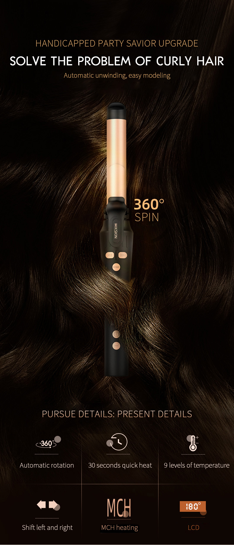 KSKIN Automatic curling iron